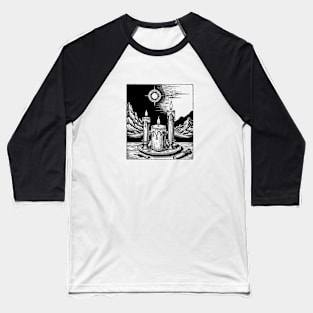 Burning Candles Baseball T-Shirt